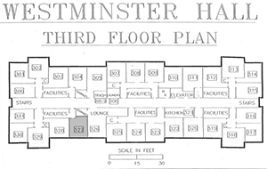 Westminster 3rd floor plan